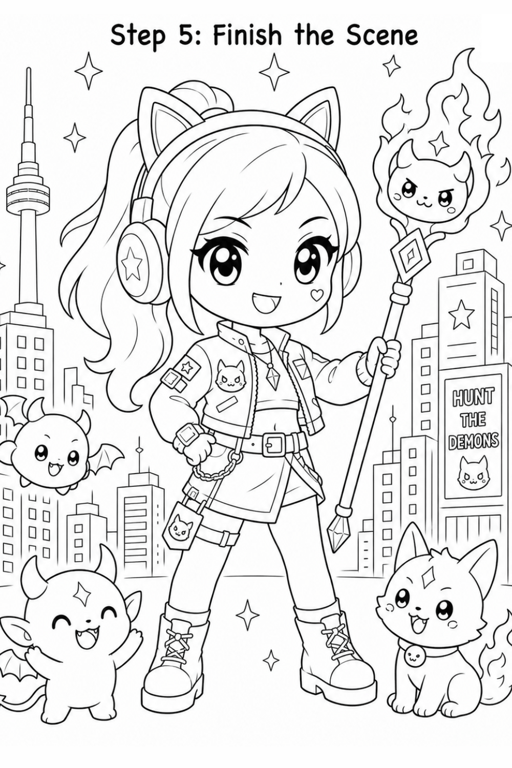 Add Background and Extra Details illustration
